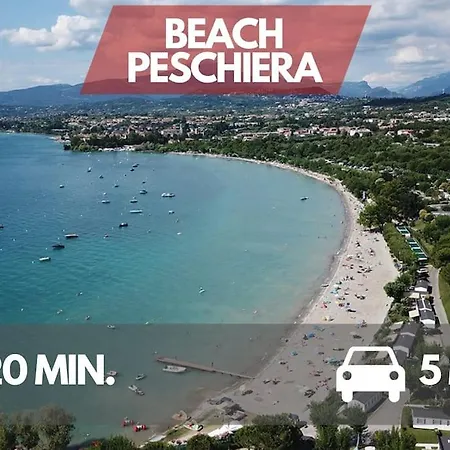5 Min From Gardaland, With Free Pool Apartment Peschiera del Garda Exterior photo