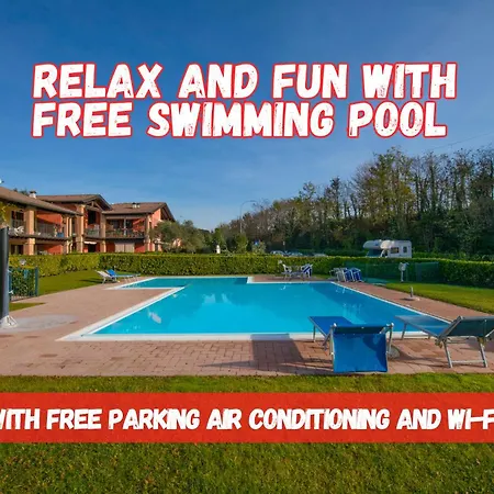 5 Min From Gardaland, With Free Pool Apartment Peschiera del Garda Exterior photo